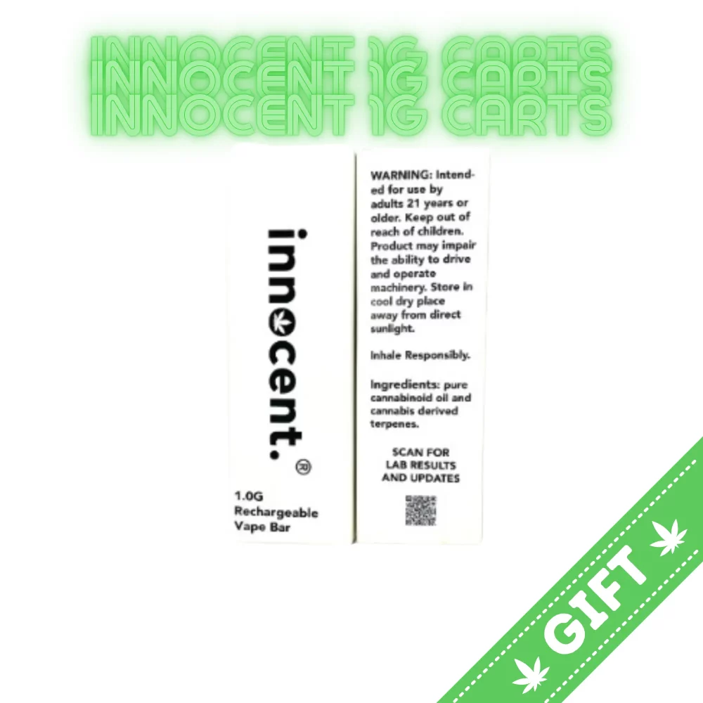 Experience relief from stress, anxiety, depression with innocent vape. The perfect way to have a good time with cannabinoid oil ! Giving Tree.