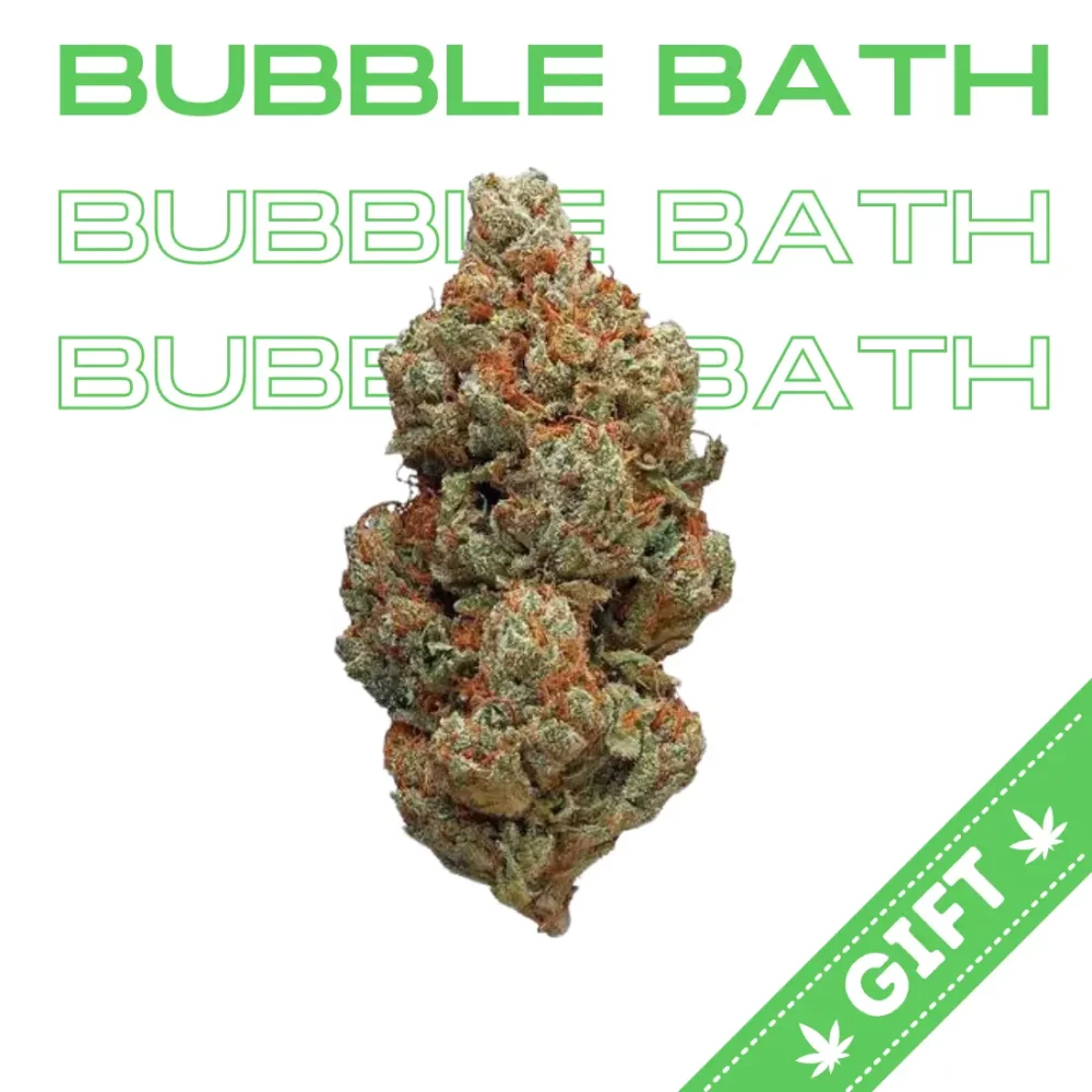 Giving Tree gifts Bubble Bath, an indica hybrid strain boasting genetics from the Soap and Project 4516