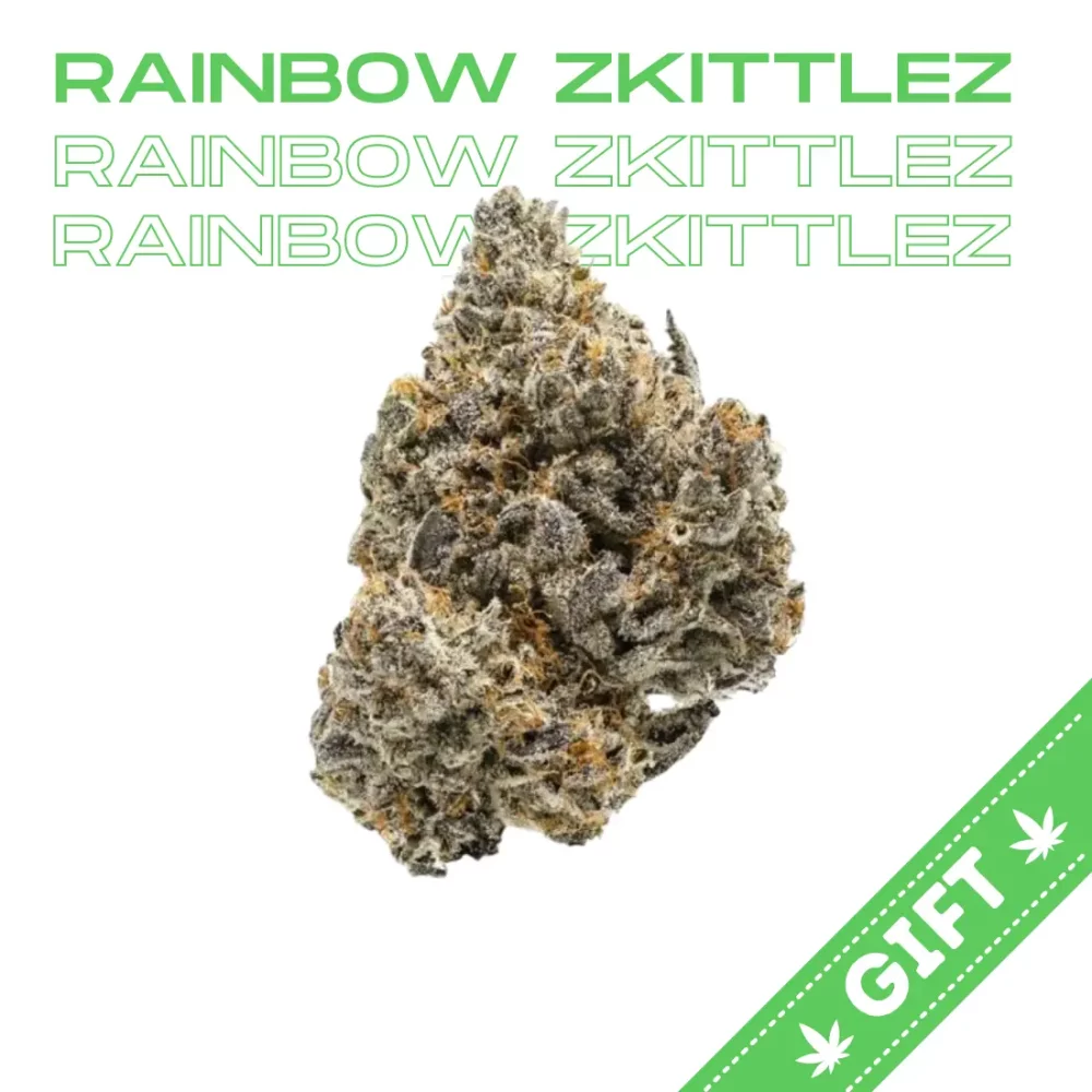 Giving Tree gifts Rainbow Zkittlez, an indica hybrid, made by genetic cross of the Original Z and OG Eddy Lepp